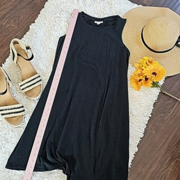 J. Jill Women's Mini Dress Size XS Petite Black Knit Relaxed Fit Stretchy A Line - Picture 6 of 14